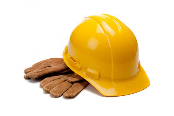 Hard Hat with Gloves