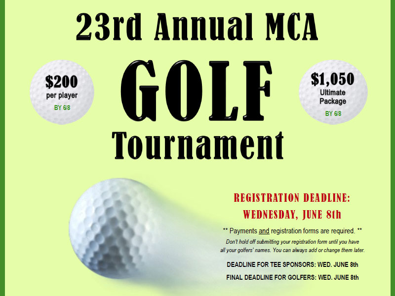 23rd Annual MCA Golf Tournament