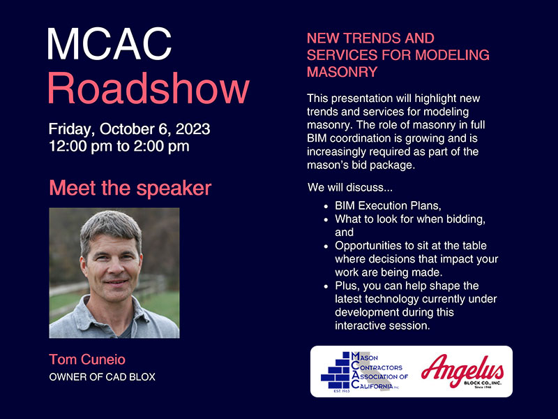 MCAC Roadshow co-hosted by Angelus Block