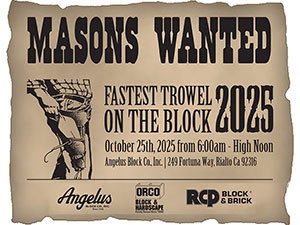 2025 SoCal Regional Fastest Trowel on the Block