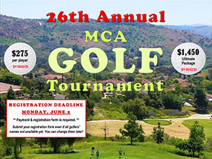 MCA San Diego 26th Annual Golf Tournament